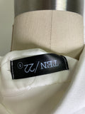 Ten/22 White/Denim Jacket, S
