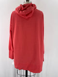 New Ultra Flirt Pink Hoodie Sweatshirt, 1X