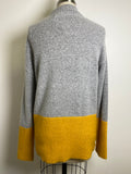 Jason Maxwell Gray/Yellow Sweater, M