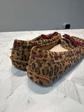 Ugg Animal Print Suede Loafers, 7