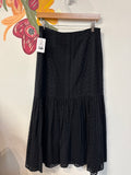 Asos Black Eyelet Skirt, 10
