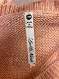 Leo & Nicole Pink Sweater, M Petite