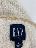 Gap Ivory Wool Blend Cardigan, L