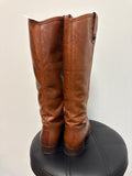 Frye Retail $318 Cognac Leather Melissa Button Boots, 7.5