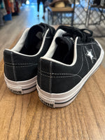 Converse Black One Star Suede Shoes, 9.5