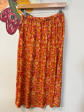 Dip Orange Skirt, XS