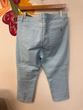 Michael Kors Blue Cropped 22" Inseam Jeans, 12