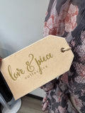 New Love & Piece Gray/Pink Dress, L