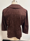 Joan Rivers Brown Jacket, L