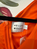 Hello Molly Orange One Shoulder Dress, 2
