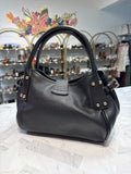 Dooney & Bourke Black Lock Sac Handbag, 11"x7"