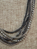 Silver/Black Necklace