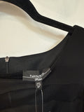 R&M Richards Black Open Shoulder 30" Inseam Jumpsuit, 6 Petite