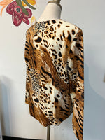 Investments Animal Print Jacket, L