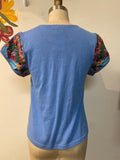 Easel Blue Top, S