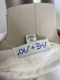 She + Sky White Dress, M