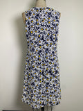 Ronni Nicole Blue Sunflower Dress, M