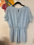Angashion Blue Romper, XXL
