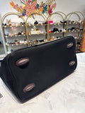 London Fog Black Travel Bag, 16"x12"