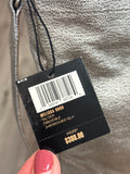 New Frye Silver Metallic Leather Melissa Hobo Bag, 12.5"W x 12.5"H x 5"D