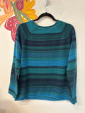 Eddie Bauer Green/Blue Sweater, L
