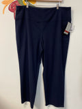New Intro Blue Seamless Straight Leg 29" Inseam Leggings, 3X