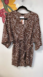 New Pretty Garden Print Romper, S