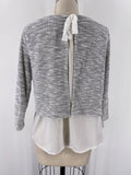 Postmark Anthropologie Gray Top, S
