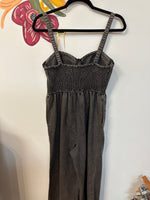 New Bog Collective Gray/Black Jumpsuit, S