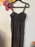 New Bog Collective Gray/Black Jumpsuit, S