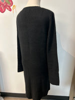 Aqua Black 100% Cashmere Dress, XL