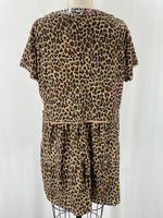 New Umgee Animal Print Tunic Top, S