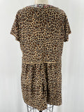 New Umgee Animal Print Tunic Top, S