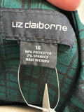 Liz Claiborne Green Dress, 16