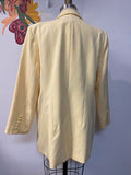 Worthington Yellow Blazer Jacket, 18 Petite