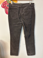 Talbots Gray Corduroy Straight Leg Jeans, 8