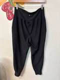 Old Navy Black High Rise Go-Dry Joggers, L