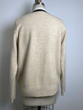 Skies Are Blue Brown Wool Blend Sweater, M