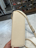 Cream Crossbody Bag, 7.5"x4.5"