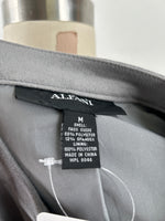 Alfani Gray Faux Suede Jacket, M