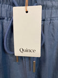 New Quince 100% Linen Blue 28" Inseam Pants, S
