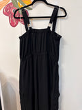 New Persaya Black 27" Inseam Jumpsuit, 2X