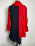 Ali Miles Red/Black Top, M