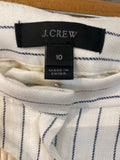 J. Crew Linen Belted Lined Shorts, 10