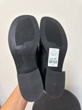 Franco Sarto Black Leather Bocca Loafers, 8