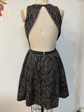 English Factory Black/Gold Dress, S