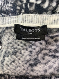 Talbots Snake Print Sweater, 1X