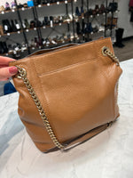 Michael Kors Brown with Gold Chain Shoulder Bag, 11"x9"