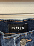 Express Cropped Straight High Rise Jeans, 4