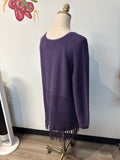 Westbound Purple Sweater, XL